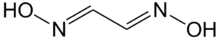 Structuurformule van glyoxime