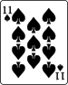 11 of spades