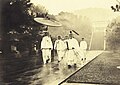 Prince Fushimi Hiroyoshi leaving the Taiwan Grand Shrine (May 13, 1929)