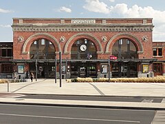 Le pavillon central de la Gare de Saint-Quentin (Gustave Umbdenstock et Urbain Cassan, arch.)