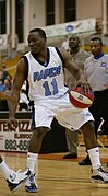 Tiim Winn playing for the Buffalo Rapids at Buffalo State Sports Arena in 2006.jpg