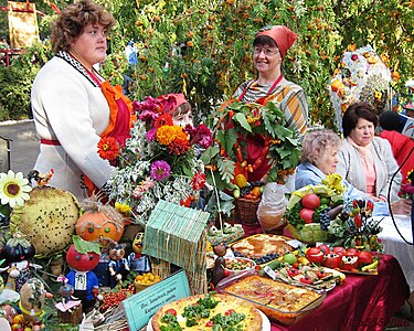 Fra tomatfestivalen i Syzran i 2010.