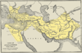 Map of the empire of Alexander the Great