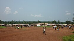 Central market in Bangassou