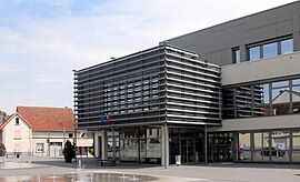 The town hall in Audincourt