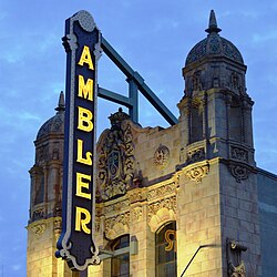 The historic Ambler Theater