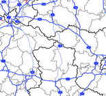 Autobahnen im Raum Hamburg–Berlin–Hannover