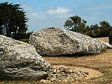 Grand Menhir – Teilansicht Bruchstelle