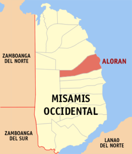 Aloran na Misamis Ocidental Coordenadas : 8°24'52.64"N, 123°49'22.01"E