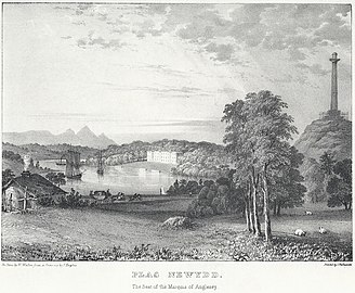 Plas Newydd tua 1850