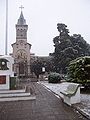 Nieve en la iglesia