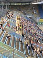 Zuschauerränge der Osttribüne im Ostseestadion