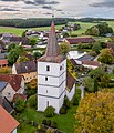 * Nomination St. Michael's Church in Altershausen, aerial view --Ermell 04:19, 16 October 2024 (UTC) * Promotion  Support Good quality. --XRay 04:25, 16 October 2024 (UTC)