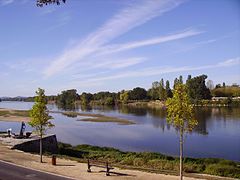 The Loire in Cosne-Cours-sur-Loire.