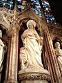 Statue of Christ the Good Shepherd in the chapel