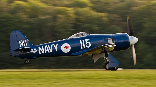 Hawker Sea Fury FB 10 (built in 1944).