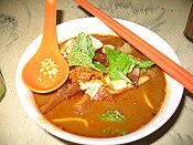 Curry mee ng Ipoh na malabnaw