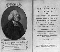 Portrait of Samuel Pegge and title page from his The Forme of Cury, a Roll of Ancient English Cookery LCCN2003674988.jpg