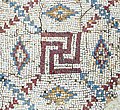 Mosaic swastika in an excavated Byzantine church in Shavei Tzion, (Israel)