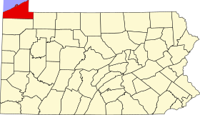 Localisation de Comté d'Érié(Erie County)