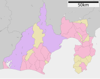 興国寺城の位置（静岡県内）