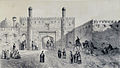 Skica vrat Tabriz, Eugène Flandin 1841.