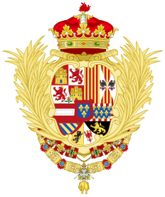 Coat of arms as Infante of Spain[2]