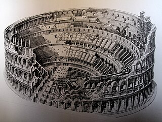 A drawing shown at the Colosseum