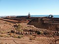 Eisenerz-Verladehafen in Dampier in Western Australia