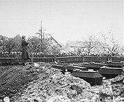 Funeral for prisoners who died after liberation