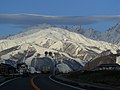 白馬八方尾根スキー場と後立山連峰（白馬連峰）