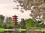 Pagoda japonesa e Jardim do Museu do Extremo Oriente, Bruxelas