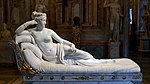 Venus Victrix; de Antonio Canova; 1804–1808; marmură; lungime: 200 cm; Galeria Borghese (Roma)[43]