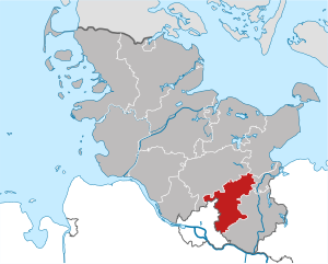 Li position de Subdistrict Stormarn in Schleswig-Holsteinia