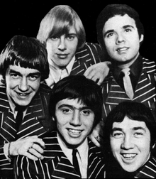 Fleet (top right) with The Easybeats in 1965