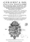 Chronica del inclito Emperador de España don Alonso VII 1600 Sandoval.jpg