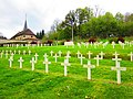 Französischer Militärfriedhof in Saint-Rémy, letzte Ruhestätte von Alain-Fournier