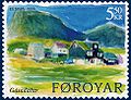 Eli Smith: Gásadalur - stamp FO 506 of 2005.