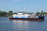 GVB Pont 6 op het Noordzeekanaal bij de Hemkade.