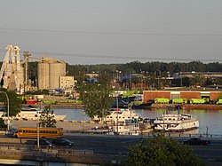 View of the Port Lands from St. Lawrence