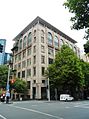 The Smith & Caughey's building, on the corner of Elliott Street and Wellesley Street West