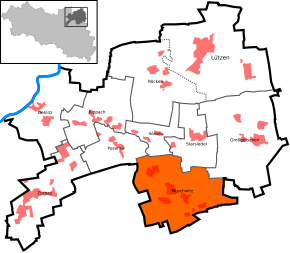 Poziția localității Muschwitz