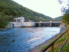 Barrage de Cambeyrac en 2010.