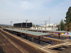 Sicht über den Bahnhof (2010)