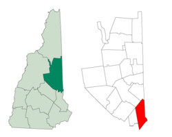 Location in Carroll County, New Hampshire