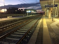 Stazione di Giovinazzo (guardando a nord) - 31 dezëmber