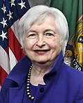 Janet Yellen 2023, 2017, 2015, and 2014 (Finalist in 2016)