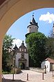 Palace Wiesenburg, gate lodge and tower