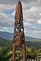 Maori utskjæring, New Zealand.