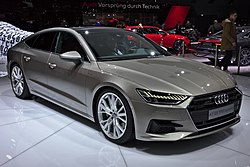 Audi A7 Sportback 55 TFSI auf dem Genfer Auto-Salon 2018